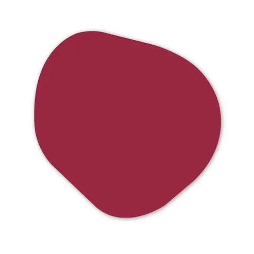 Bruin - Rood - Kleur Wandcirkel Organisch Forex 3mm klein 629 -3d