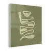 Groen - Abstracte kunst - Modern plexiglas 5mm klein -z3d