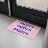 Daddy's - Blauw - Blokletters Deurmat klein -sfeer2