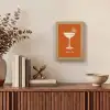 Cocktail - Oranje - Zomer - Quote Light Box met kabel (Wandlamp) klein -sfeer2