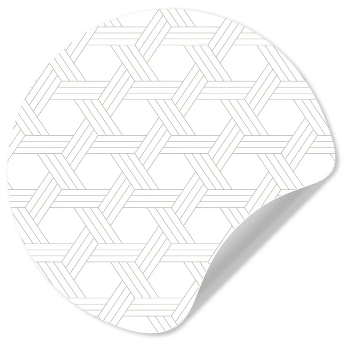 Grafisch - Patroon - Modern -  Driedubbel Wandcirkel behangsticker klein 186 -3d