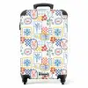 Zomer strand print kleurrijk NBS - Handbagage koffer - Volwassenen Unisex middel -productfoto_recht