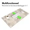 Slangenprint - SWAG - Neon - Groen Muismat XXL klein -sfeer4