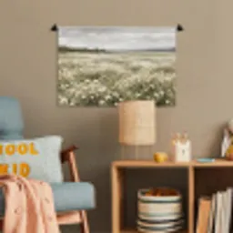 Illustratie - Landschap - Wit Wandkleed katoen klein -wsfeer4_kind