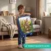 Kareltje konijn Kinderkoffer - Blauw klein -sfeer2_NL