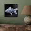 Porselein - Goudvis - Delfts - Blauw plexiglas 5mm klein -sfeer3