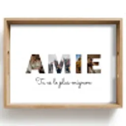 Amie - Collage de lettres Dienblad Rechthoek middel -z3d_shopping