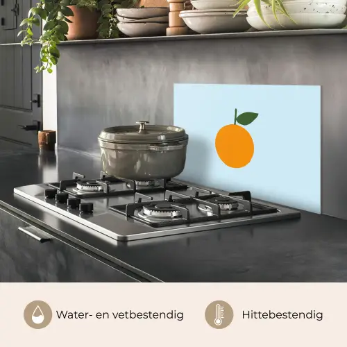 Fruit - Sinaasappel - Oranje keuken achterwand spatscherm klein -usp_NL