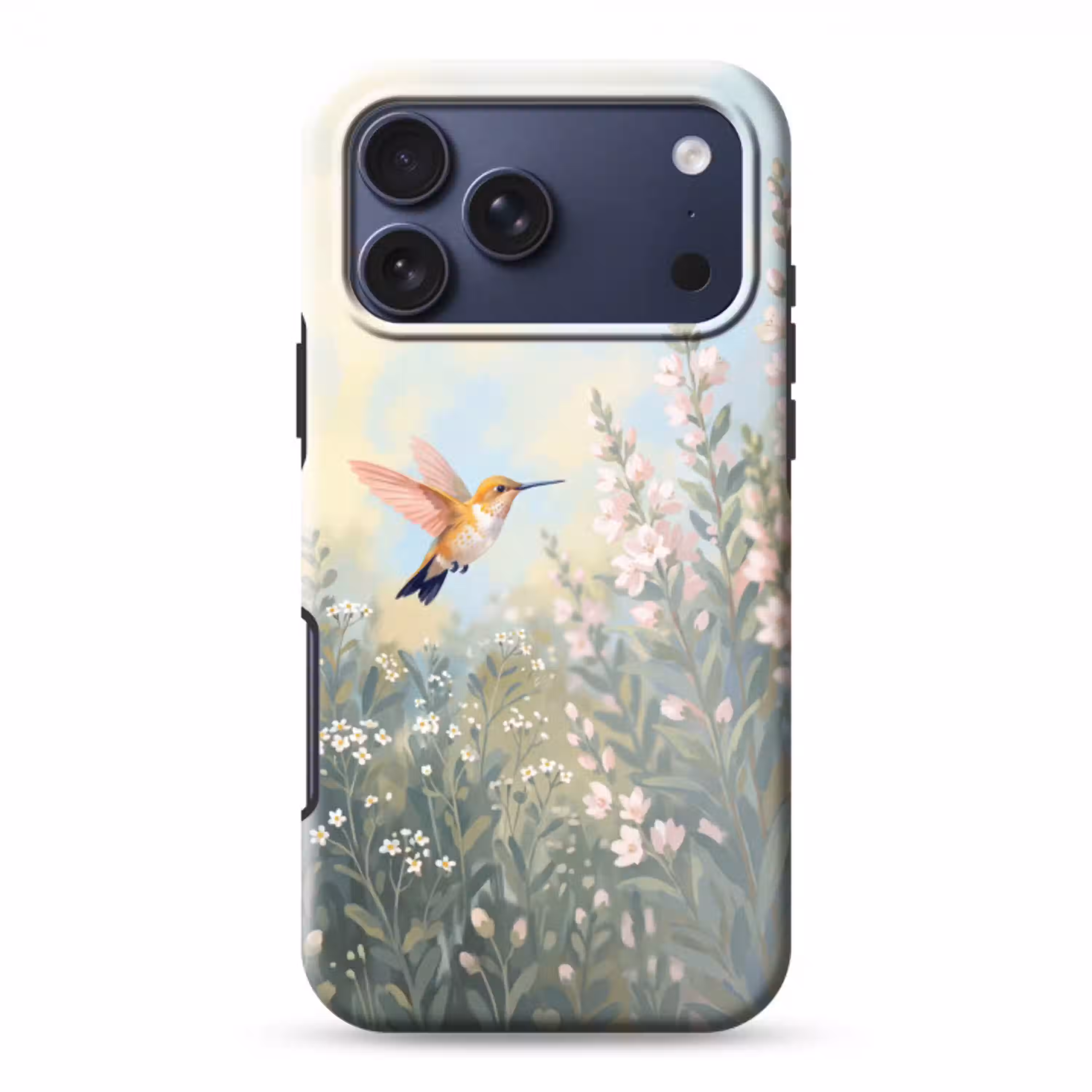 Kolibrie - Illustratie - Kleurrijk Toughcase MagSafe Apple iPhone 17 Pro Max klein -3d