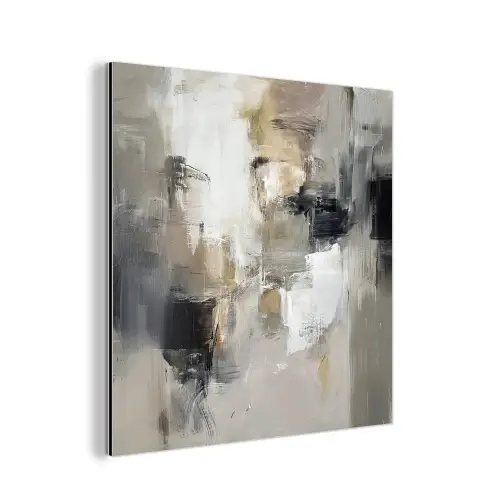 Kleurenpalet - Penseelstreken - Beige - Nevelig aluminium wit klein -3d