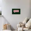 Tekstwolk - BLAH BLAH BLAH - Roze Tuinposter op houten frame 2 cm dik klein -sfeer1