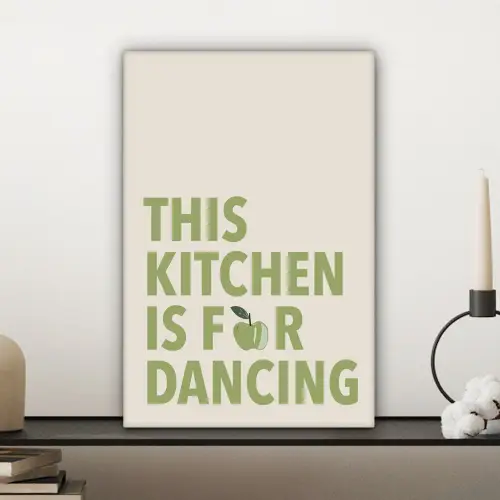 Quote - Appel - Illustratie canvas 2cm klein -sfeer6