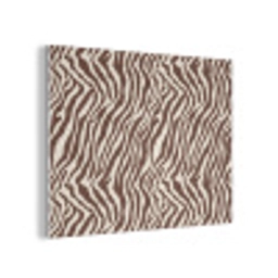 Zebra - Patroon - Zwart - Wit PET vilt klein 837 -3d