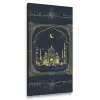 Moskee - Islam - Goud - Ramadan - Islamitische Textielframe zwart klein -3d
