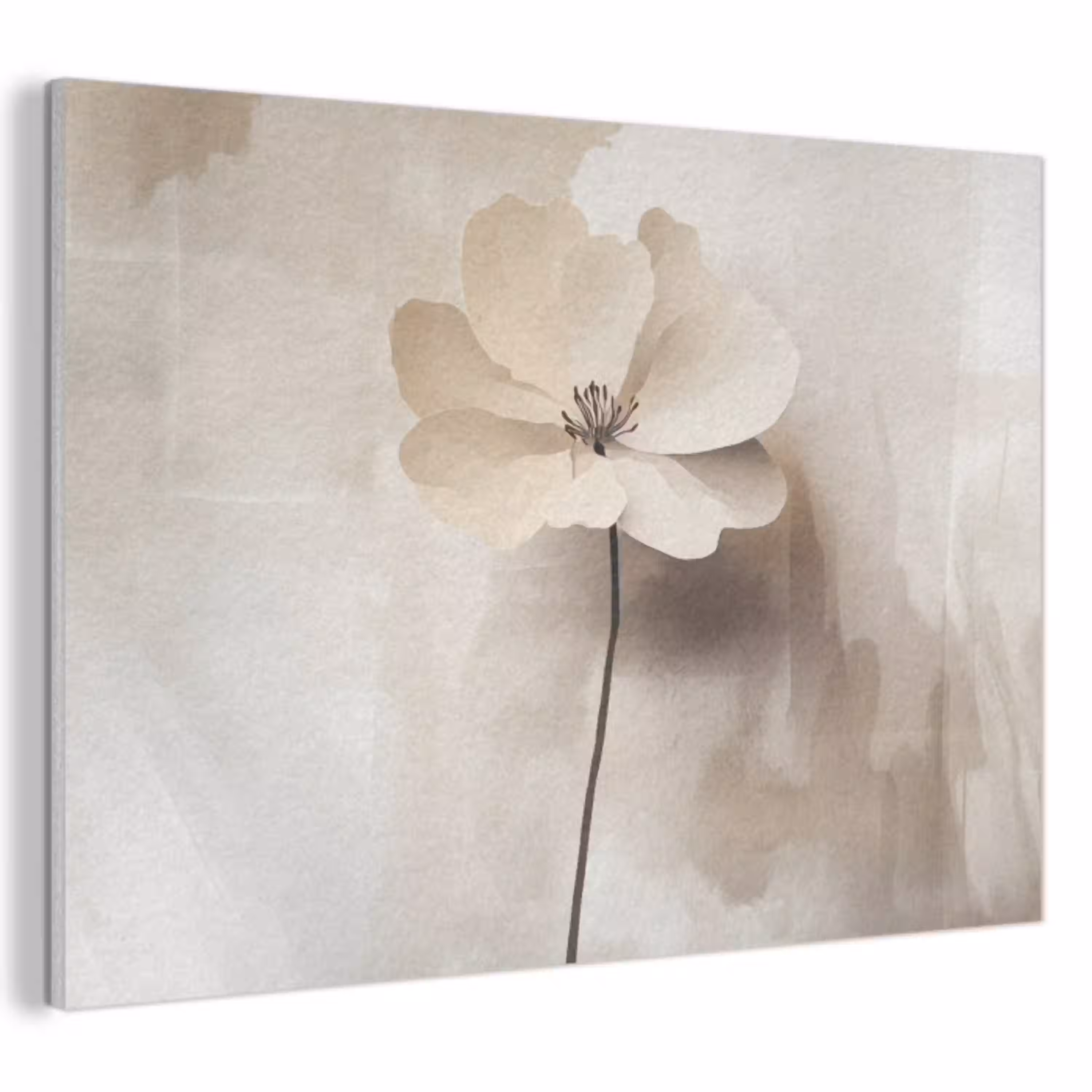 Bloem - Beige - Verf - Schaduw PET vilt klein -3d