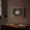 Liefde - Modern - Bloemen Light Box met batterij (Wandlamp) middel -sfeer1