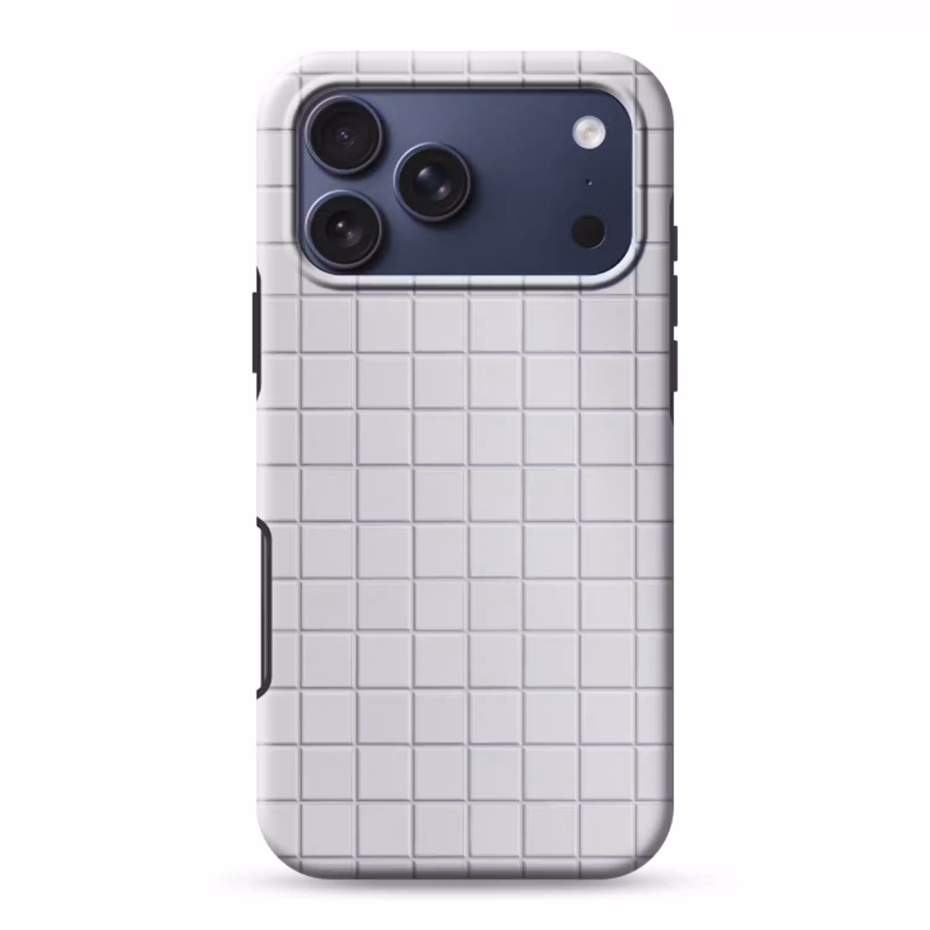 Patroon - Tegels - Licht - Grijs Toughcase MagSafe Apple iPhone 17 Pro Max klein 1019 -3d