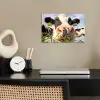 Koe - Boerderij - Gras - Dieren poster papier klein -sfeer1
