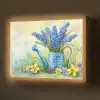 Lavendelbloemen - Quote - Gieter Light Box met batterij (Wandlamp) middel -z3d_website