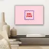Grl pwr - Roze - Kader canvas 2cm klein -sfeer6