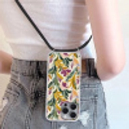 Modern - Abstract - Kleurrijk Hoesje iPhone 16 Pro Max met koord klein 804 -sfeer5
