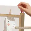 Eenhoorn - Pastel kleuren - Unicorn Light Box met kabel (Kinderlampje) klein -USP_websiteprintNL