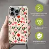 Tulpen - Modern - Roze Hoesje iPhone 16 Pro Max met koord klein -sfeer2_NL