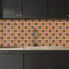 Retro - Vintage - Design - Cirkel keuken achterwand 2 middel 871 -sfeer1