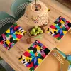 Vormen - Stippen - Kleurrijk Placemat vinyl groot -zzsfeer5_Kitchenyeah-website