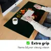Vrouw - Rood - Groen - Druiven Muismat XXL klein -sfeer3