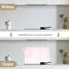 Marmer - Wit - Roze - Chic - Marmerlook keuken achterwand spatscherm klein -voor_na_IT