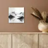 Bergen - Mistig - Water - Wit plexiglas 5mm klein -sfeer5