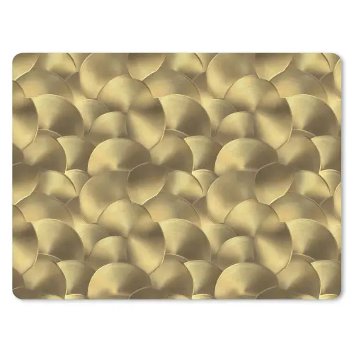 Modern - Cirkel - Goud muismat rubber klein 262 -3d