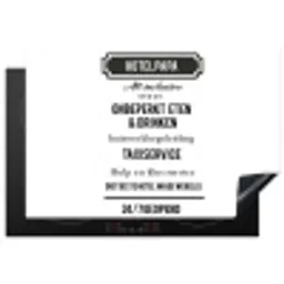 Spreuken - Hotel papa - Quotes - Vader Inductie beschermer vinyl 3mm klein -3d
