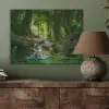 Jungle - Stenen - Water - Natuur - Planten PET vilt klein -sfeer2