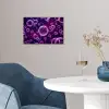 Paars - Bubbels - Schuim poster papier klein -sfeer3