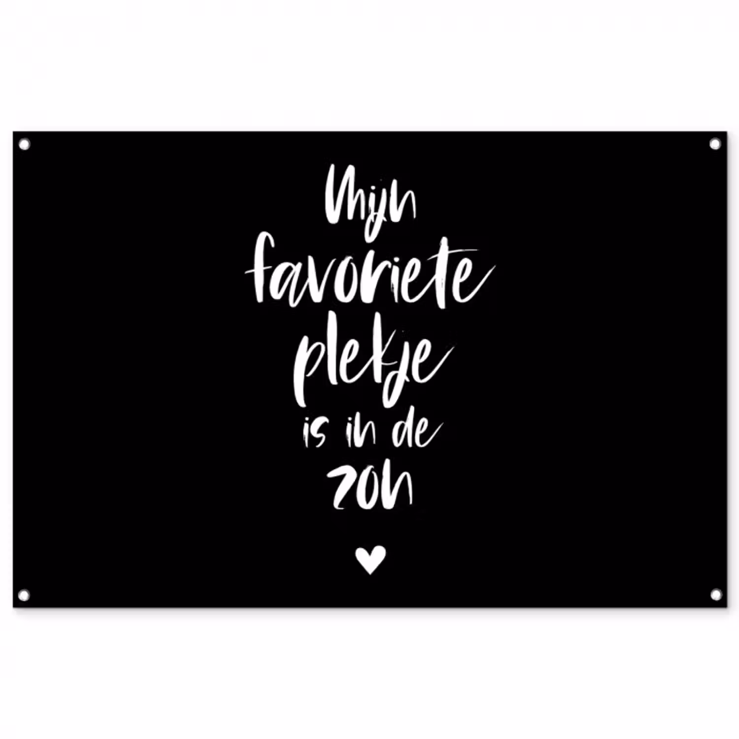 Tuinposter - Mijn favoriete plekje is in de zon - Zomer - Tekst - Quotes