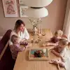 Vrouw - Kroon - Tomaat - Bascilicum - Zonnebril Dienblad Rechthoek middel -sfeer4