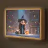 Tovenares - Magie - Toverstaf - Sterren Light Box met batterij (Wandlamp kind) middel -z3d_website