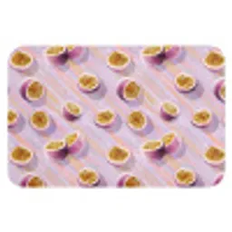 Passievrucht - Tropisch - Paars Badmat klein 997 -3d