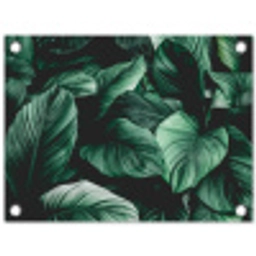 Intrigerende Bladpatronen tuinposter los doek klein -3d