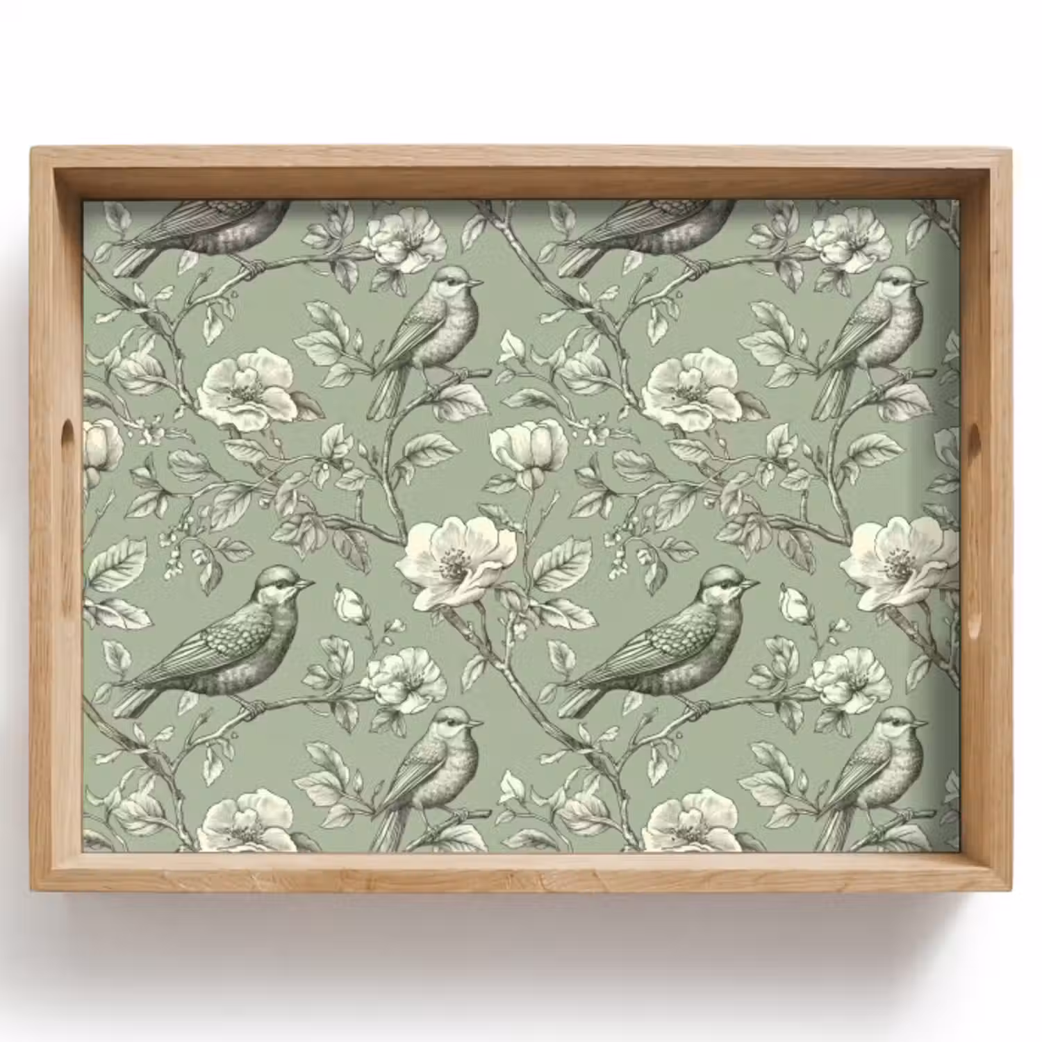 Dienblad - Klassiek - Botanisch - Groen