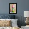 Cupcakes - Gestapeld - Kleurrijk - Fruit fotolijst zwart zonder passe partout klein -sfeer3
