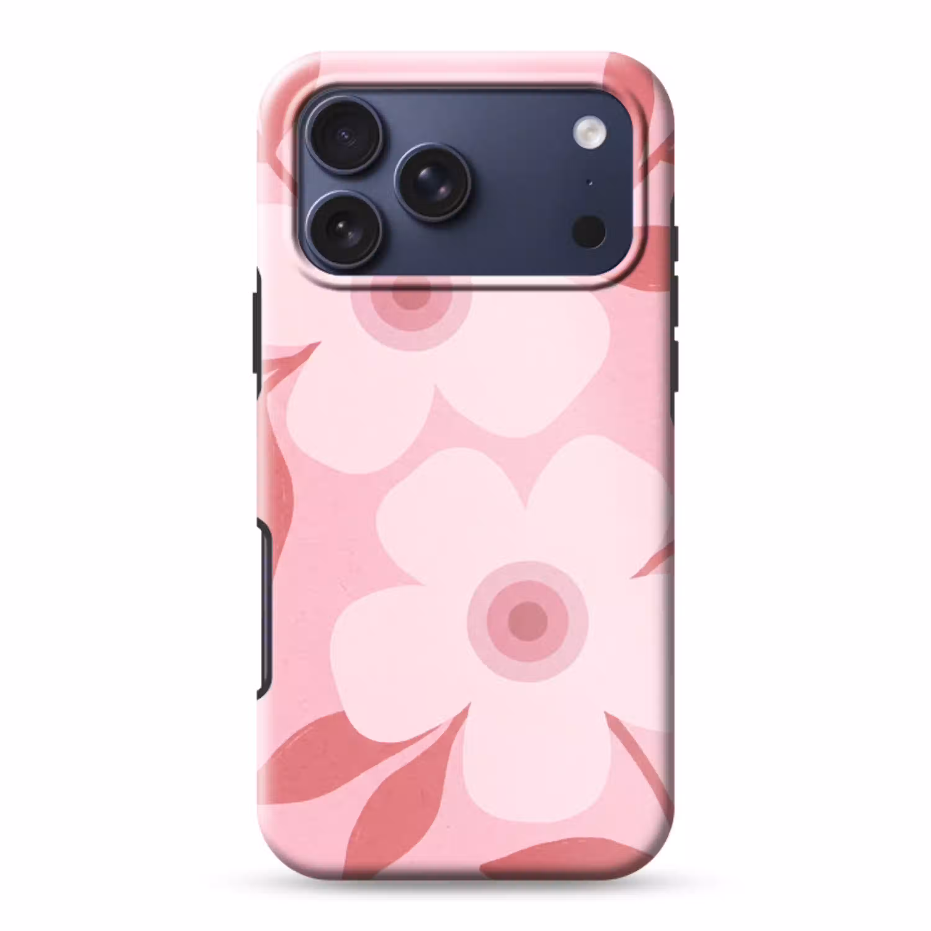 Bloemen - Abstract - Modern - Roze - Natuur Toughcase MagSafe Apple iPhone 17 Pro Max klein -3d