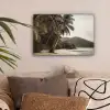 Eiland - Palmboom - Zee canvas 2cm klein -sfeer1