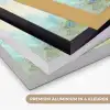Lavendelbloemen - Quote - Gieter Textielframe zwart klein -USP_kleurenNL
