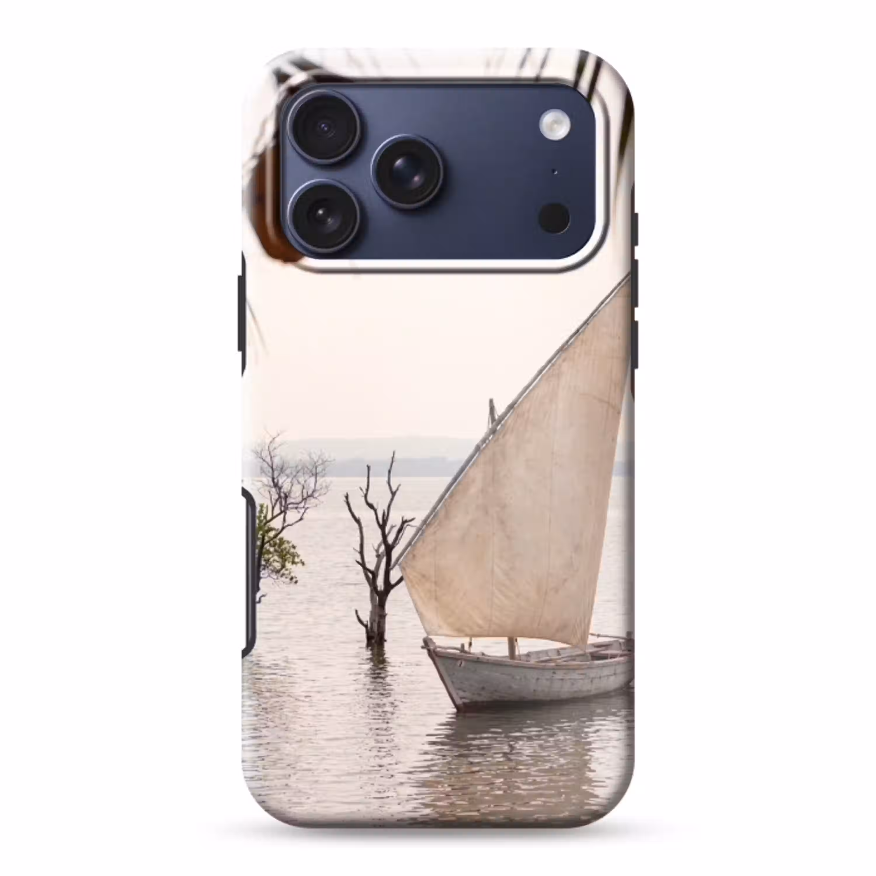 Boot - Zeil - Water - Tropisch - Natuur Toughcase MagSafe Apple iPhone 17 Pro Max klein -3d