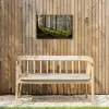 Zon - Takken - Bomen - Bos - Natuur Tuinposter op houten frame 2 cm dik klein -sfeer4