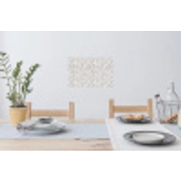 Zebra - Motief - Grijs Muursticker klein 286 -eettafel