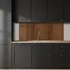 Hardhout - Patronen - Bruin keuken achterwand 2 middel 871 -sfeer1